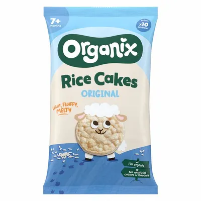 Rondele de orez Clouds, 7 luni+,Organix | 40 grame