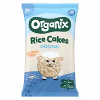Rondele de orez Clouds, 7 luni+,Organix | 40 grame