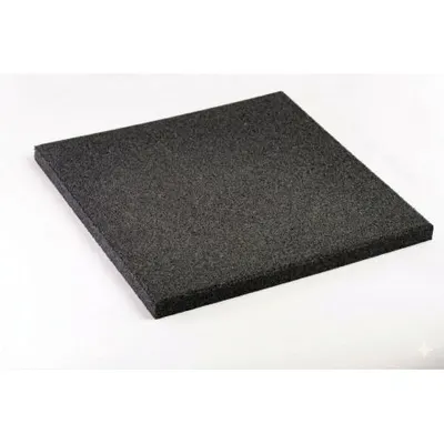 Pavele Cauciuc Plane 500X500X30 mm - Negru