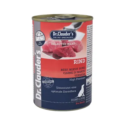 Hrana umeda pentru caini, Dr. Clauder`s Dog Selected MEAT - VITA 400g