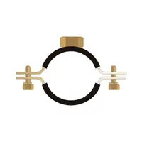 Colier Greu-banda 25x2.5mm Protectie Cauciuc-1" 31-39