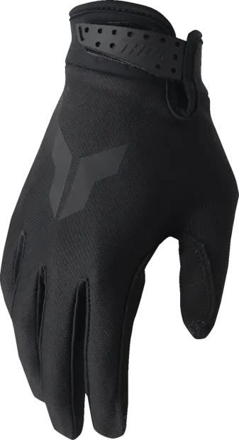 Manusi copii atv cross Thor LaunchMode Split, culoare negru, marime 2YXS