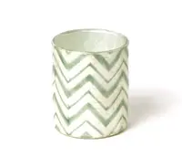 Suport pentru lumanare - Zig Zag Bluish Green