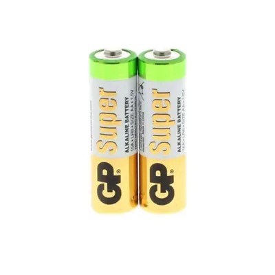 Set Baterii Alcaline AA GP R6, GP Super, Infoliate, 2 Bucati
