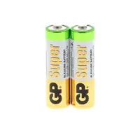 Set Baterii Alcaline AA GP R6, GP Super, Infoliate, 2 Bucati