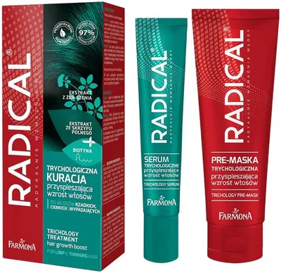 Farmona Radical Terapia prebiotică a părului tricologie, 2 părți