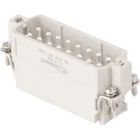 Contector industrial Tata - 66X16 - 16P + E 16A 250V / 4kV / 3 - CRIMP CONNECTION - GRI