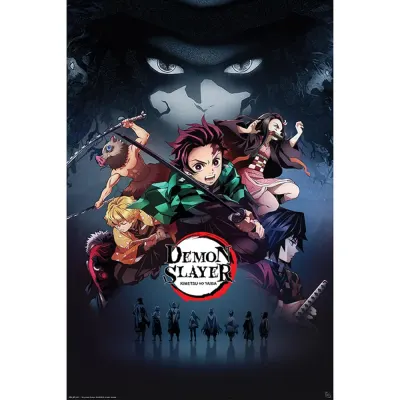 Poster Maxi Demon Slayer - 91.5x61 - Group