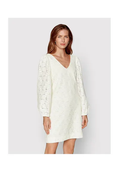 Rochie dama - 300957035 - Bumbac organic/Poliamida - Alb - Alb