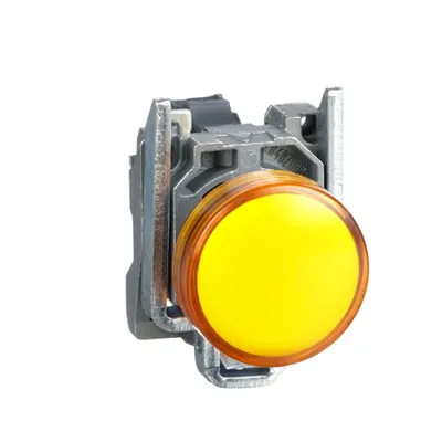Lampa Pilot Completa Portocalie Ø22, Lentila Simpla, Led Integral 110 - 120 V