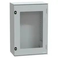 Carcasa montare perete poliester monobloc IP66 H647xW436xD250mm usa cu geam