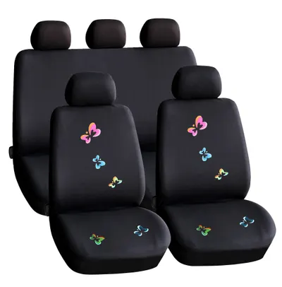 Huse Universale Pentru Scaune Auto - Cu Model Fluturasi