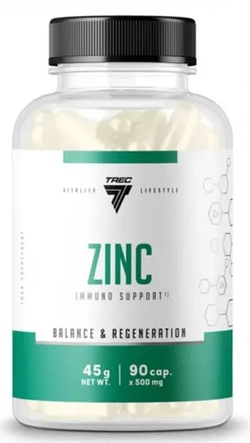 Zinc, 15 mg, 90 capsule, Trec Nutrition