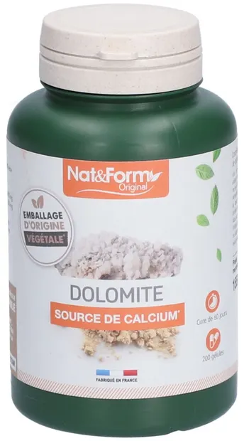 Dolomit, 200 capsule, Nat&Form