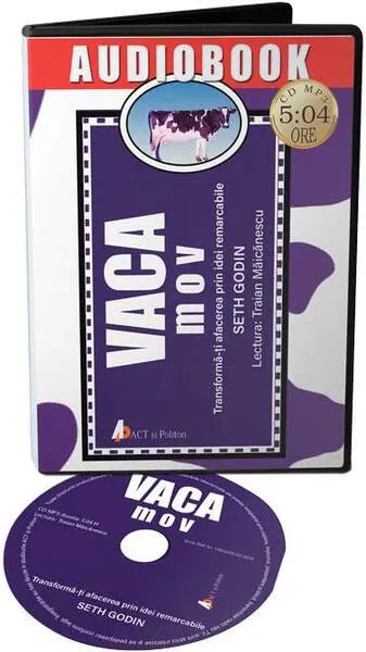 CD Audiobook Vaca mov. Transformă-ţi afacerea prin idei remarcabile - Paperback - Seth Godin
