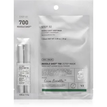 VT Cosmetics Reedle Shot 700 2-Step Mask masca intensă de întinerire pentru tratarea tenului în două faze