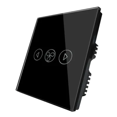 Wi-Fi Smart Touch Eu Fan Switch Black