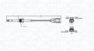 Senzor temperatura evacuare VOLVO S60 I, V70 II, XC70, XC90 I 2.4D intre 2001-2014