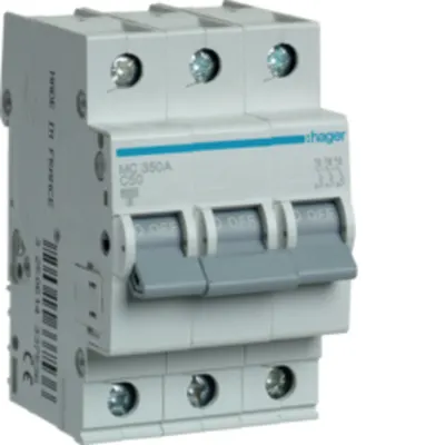 Disjunctor 3P, 50A, 6kA, C, 3M