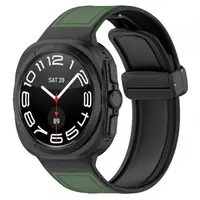 Curea Techsuit W056 pentru Samsung Galaxy Watch Ultra Series, Verde