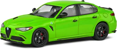 Model de colecție SOLIDO Moderne: Automobile - Alfa Romeo Giulia Quadrifoglio, Green, 2020