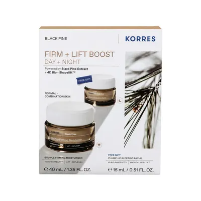 Set BlackPine Crema de zi 40ml + Crema de noapte 15ml, Korres