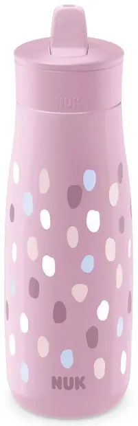 Pahar sport NUK - Mini-Mi, PP, 450 ml, mov cu buline