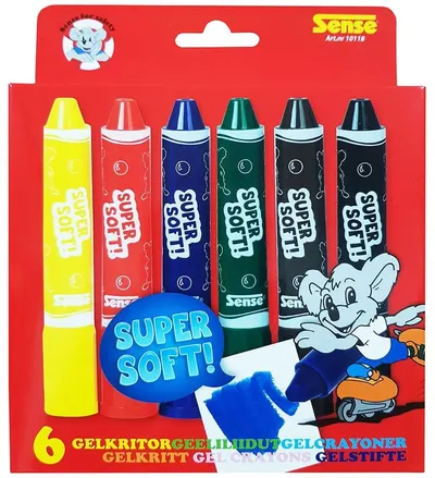 Set pasteluri-gel Sense - 6 bucăți, standard