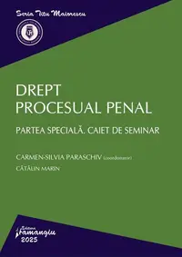 Drept procesual penal. Partea specială. Caiet de seminar - Paperback brosat