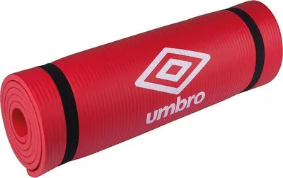 Saltea yoga, fitness, pilates, Umbro, din spumă EVA, 190x58 cm, roșu