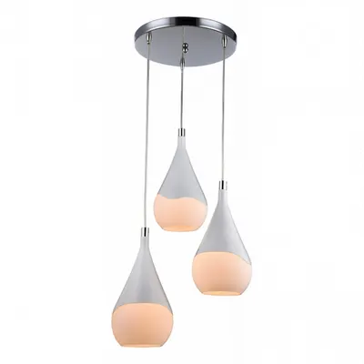 Lampa suspendata Fusion Iceberg,3 x E14,D.410,cm,H.1200 cm,Alb