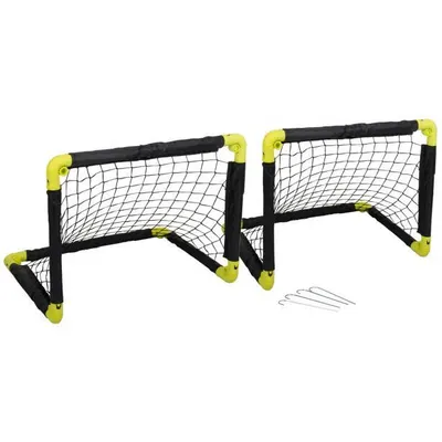 Dunlop 2 bucăți porți de fotbal pliabile 55x44x44 cm