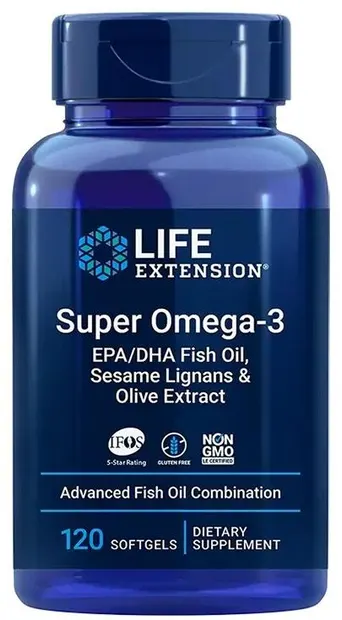 Super Omega-3, 120 capsule moi gel, Life Extension