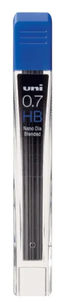 Mine din grafit pentru creion automat Uniball Nano Dia – HB, 0.7 mm