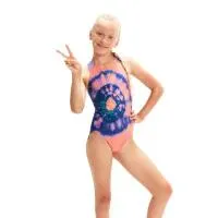 Costum de baie dintr-o bucată pentru copii Speedo Placement Pulseback