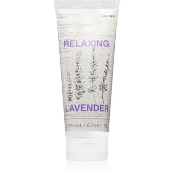 Korres Relaxing Lavender lapte relaxant pentru corp pentru noapte