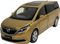Mașină metalică Tayumo - Buick, GL8 2000, 1:32, cu sunet și lumină, aurie