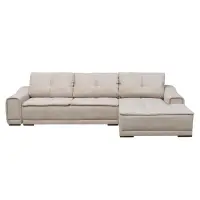 Coltar extensibil OSLO 3S1, cu arcuri si lada depozitare, colt dreapta, bej, 360x190x100 cm
