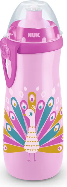 Biberon Nuk - Sports Cup, Chameleon, 450 ml, roz