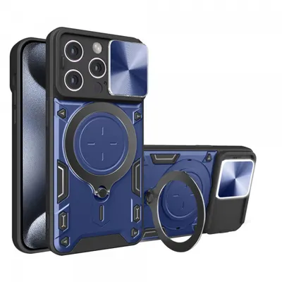 Husa pentru Apple iPhone 15 Pro, Techsuit, CamGuard Pro, Albastra