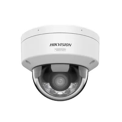 Camera supraveghere IP Dome cu iluminare duala Hikvision ColorVU DS-2CD2147G3-LIS2UY, 4 MP, 2.8 mm, IR/lumina alba 30 m, microfon dual, slot card, PoE