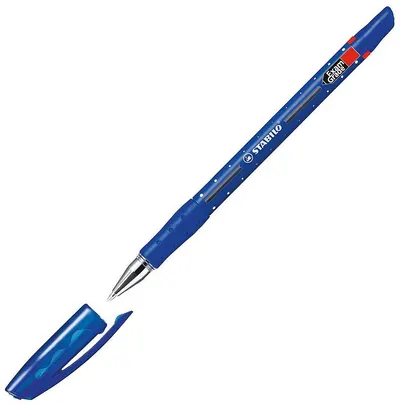 Pix cu o scară de nivel Stabilo - Exam Grade- 0.45 mm, albastru