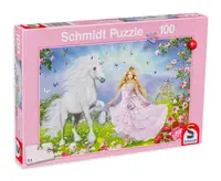 Puzzle Schmidt din 100 de piese - The unicorn princess