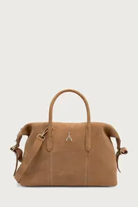 Patrizia Pepe geantă crossbody pentru femei din piele întoarsă
