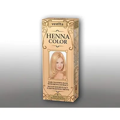 Vopsea de păr, Venita, Henna, nuanța blond deschis