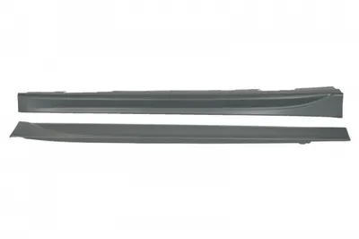 Ornament prag exterior Dreapta Stanga grunduit, 2 buc.; cu kit de montaj; Pachet M; performanta potrivit BMW Seria 3 F30, F80, 3 F31 2011-2019