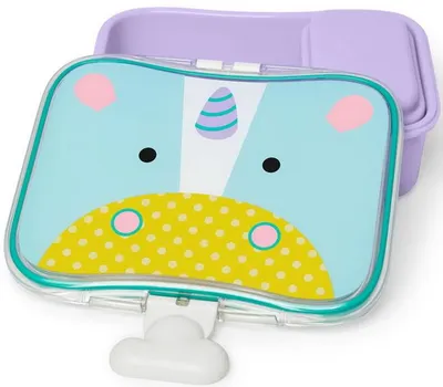 Set de cutii pentru alimente Skip Hop Zoo – 2 bucăți, unicorn