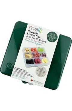Cutie snack: 9 compartimente. Pine Green