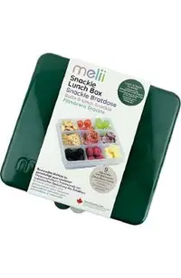Cutie snack: 9 compartimente. Pine Green