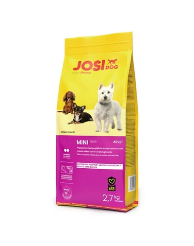 JOSERA JosiDog Mini 2,7 kg hrana caini adulti rase mici si miniaturale